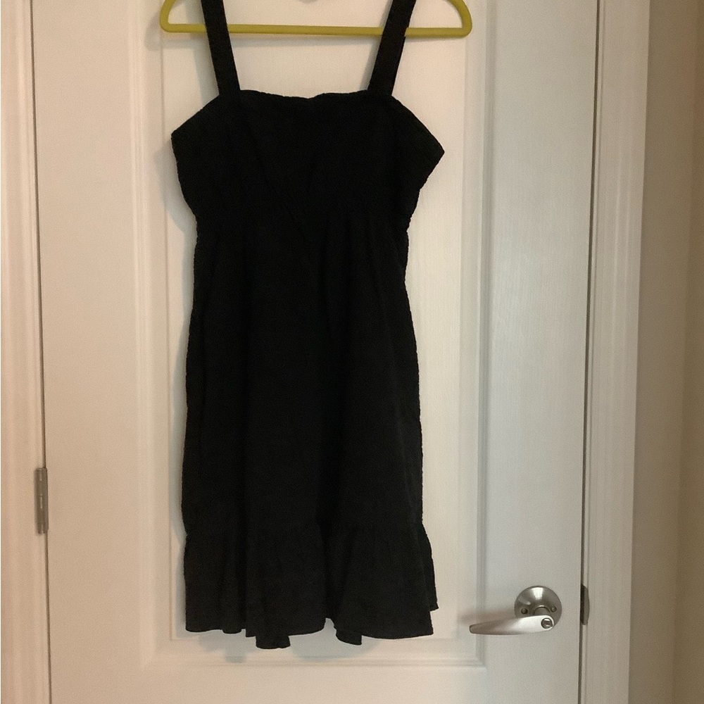 Hard Tail Forever Black Ruffle Sundress